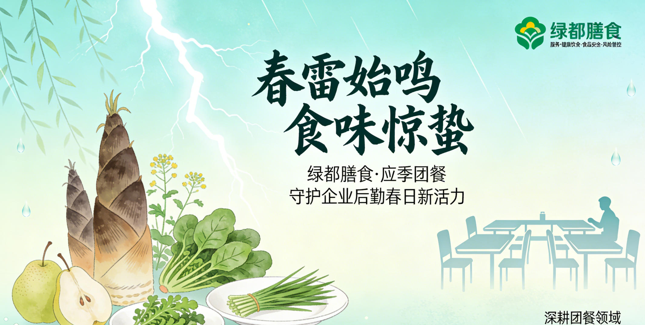 惊蛰至万物苏 | 以春味焕新食力，绿都膳食筑牢服务、健康饮食、食品安全、风险管控经营防线