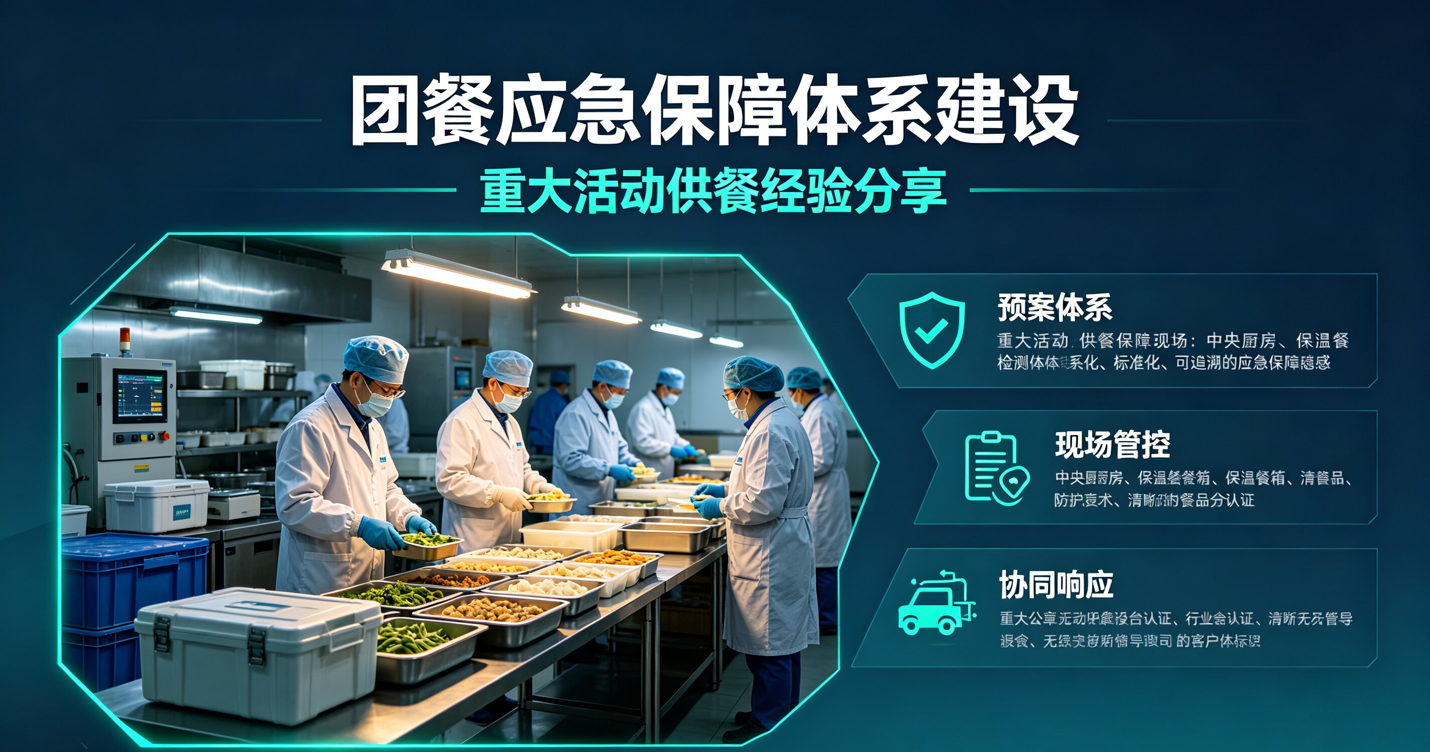 团餐应急保障体系建设，重大活动供餐经验分享